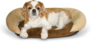 K&H Pet Products Self-Warming Bolster Bed Pet Bed