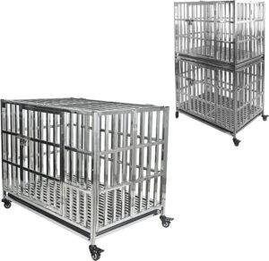 Heavy duty stackable dog crates