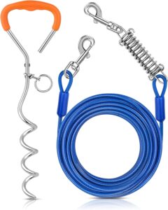Petbobi 30 Feet Tie Out Cable