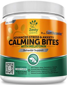 Zesty paws calming treats for dogs
