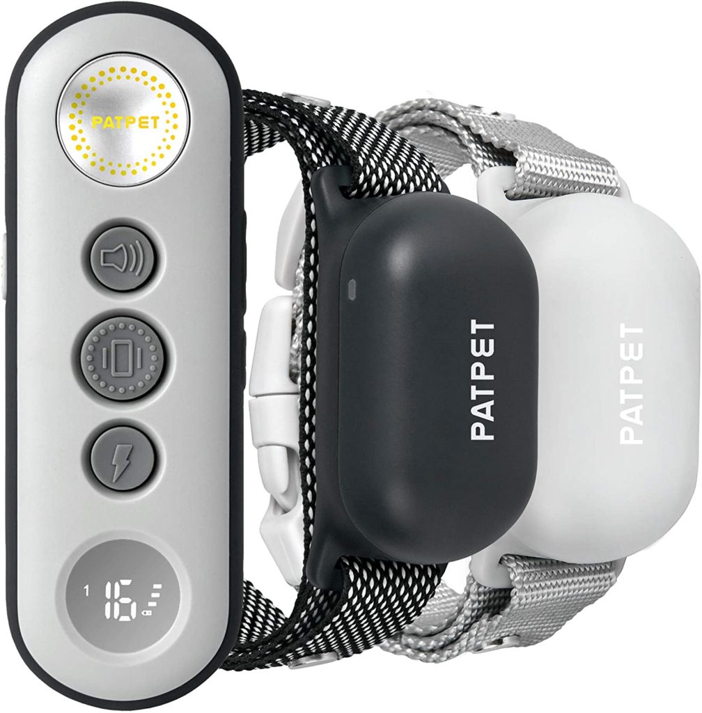 PATPET Dog Training Collar with Remote, Rechargeable IPX7 Waterproof