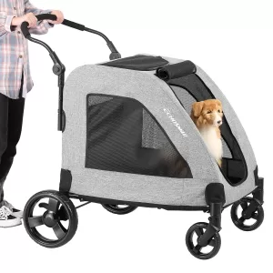 EchoSmile Extra Large Dog Stroller