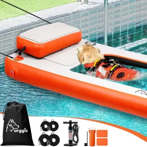 Inflatable Elevated Dog Boat & Pool Ramp