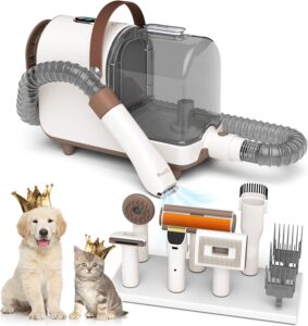 Bunfly Pet Clipper Grooming Kit and Vacuum