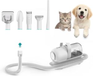 neabot P1 Pro Pet Grooming Kit & Vacuum Suction 99% Pet Hair